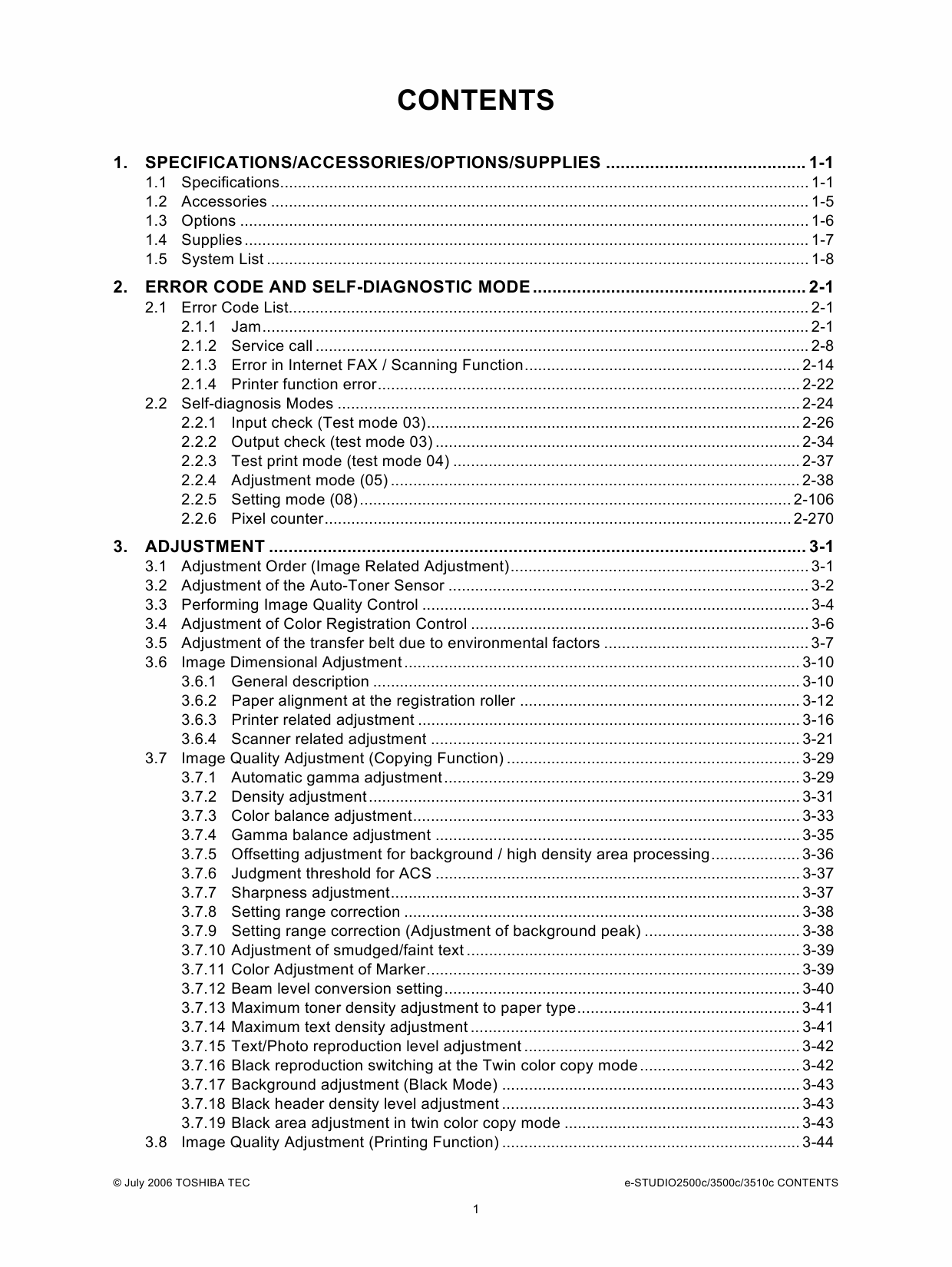 TOSHIBA e-STUDIO 2500c 3500c 3510c Service Handbook-2